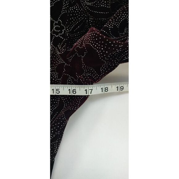 Nancy Bracoloni Velvet Dress Open Back Party Cocktail Dress Size 7/8 - Picture 6 of 8